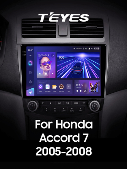 Teyes CC3 2K 10,2"для Honda Accord 7 2005-2008