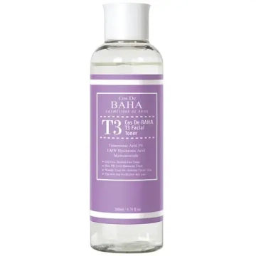 Cos De BAHA Тонер для лица с низкомолекулярной гиалуроновой кислотой и транексамовой кислотой, 200мл