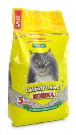 Сибирская Кошка Наполнитель комкуюшийся Ультра