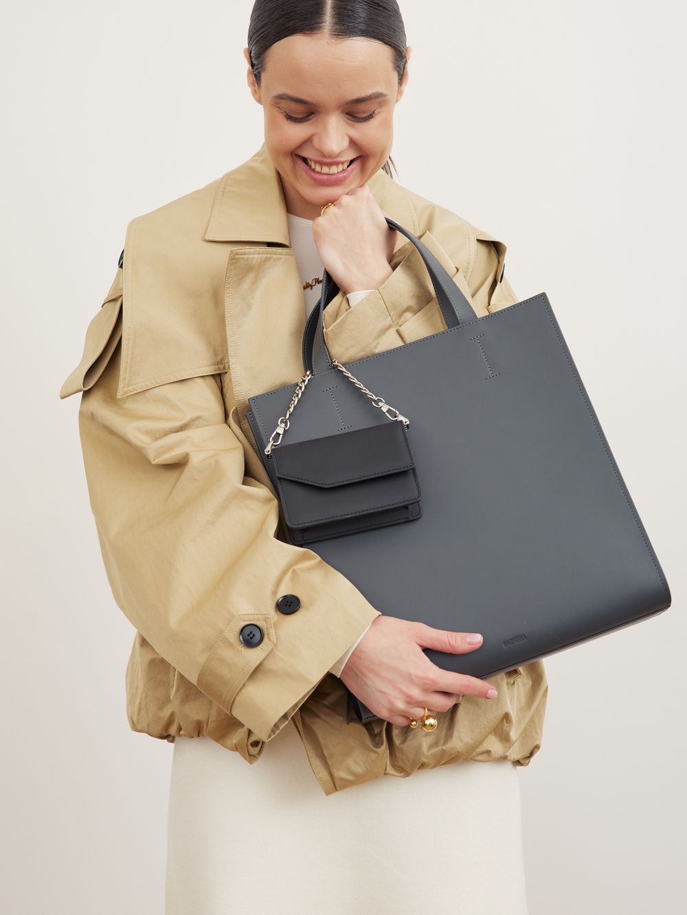 ШОППЕР БОЛЬШОЙ ГРАФИТ