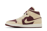 Кроссовки Jordan Air Jordan 1 Mid Se "Beach Cherrywood" (Женская размерная сетка)