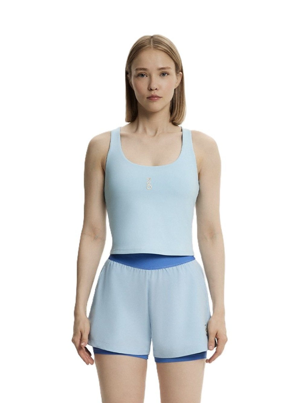ОДЕЖДА ДЛЯ ТЕННИСА Женская, Майка SEVENSIX NATA SLEEVELESS T-SHIRT-LIGHT BLUE .