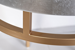 Стол журнальный Futuro Garda Decor серебристый