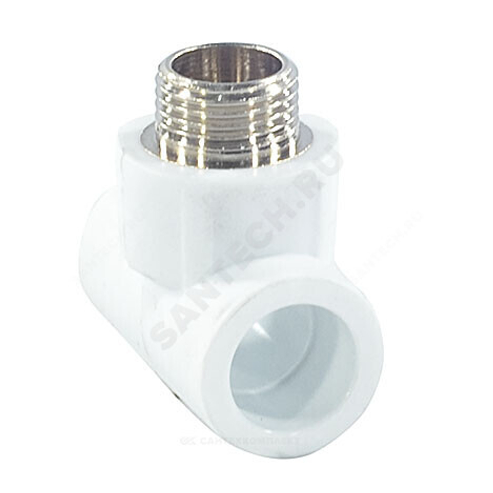 Тройник PP-R комбинированный белый Дн 32х3/4" НР PRO VALFEX 10128132-PRO