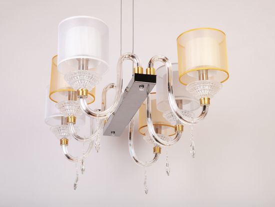 Подвесная люстра Manne L.4306-6 SILVER GO+WH