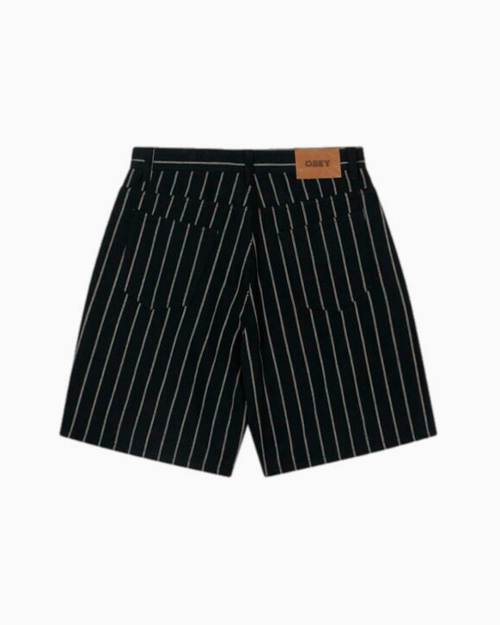 Шорты джинс. Obey Stripe Baggy Denim Short