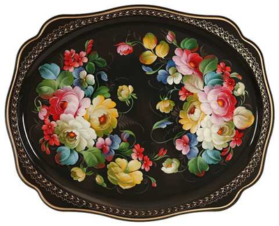 Zhostovo metal tray A27D29092537