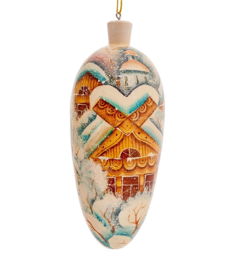 РД- 10/ 3 Елоченая игрушка «Влюбленные» художественная роспись