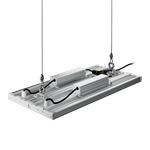 Светильник LED АВРОРА ДСП03-200-002-4К-Р Д90 200Вт 4000K IP65 Прозрачный 30000лм 592х333х100мм WOLTA PRO