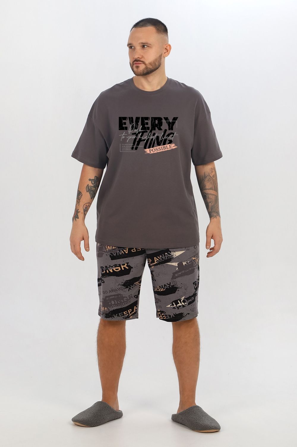 Костюм мужской Гранж-4 Виотекс СЕРЫЙ