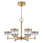 5032/36L L-VISION ODL24 567 античн.бронза/металл/акрил Люстра LED 36W 4000K 2596лм FIVRE