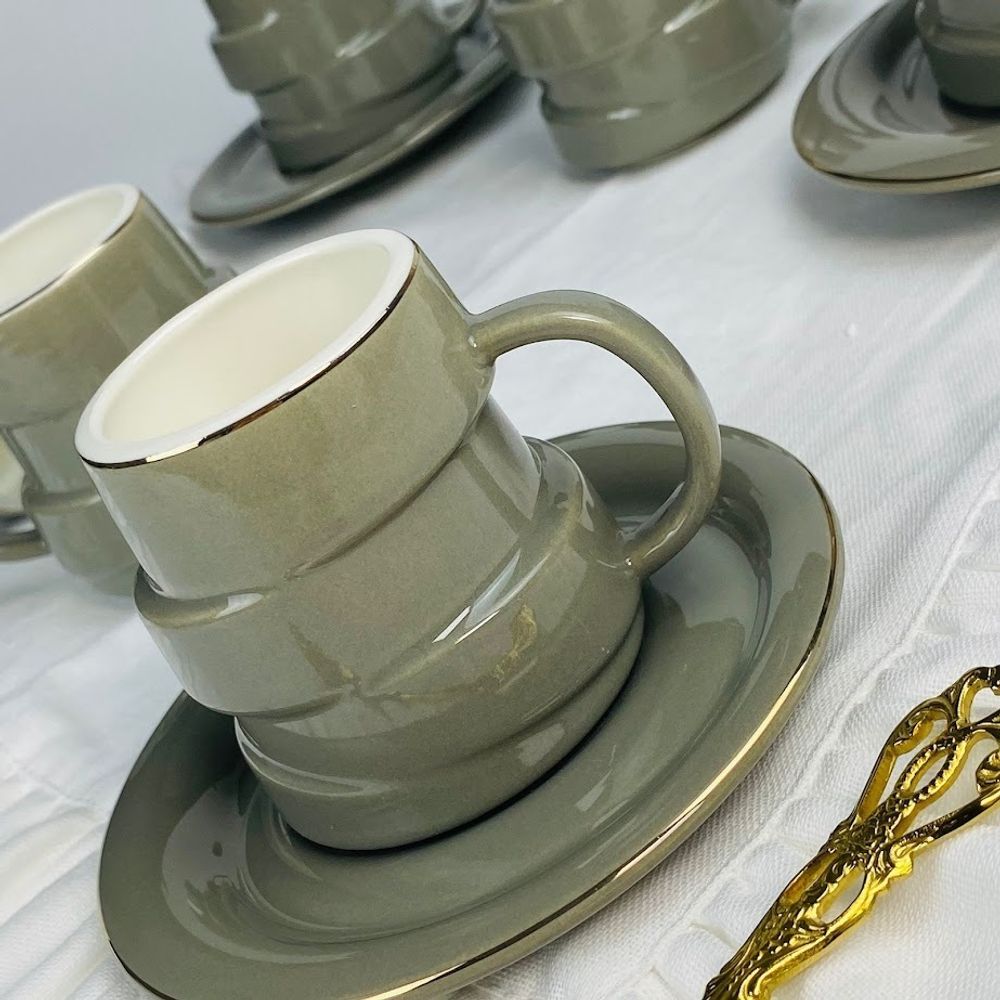 Lenardi 155-008 Кофейный набор 12пр. 140мл в под.уп.(х8)Фарфор