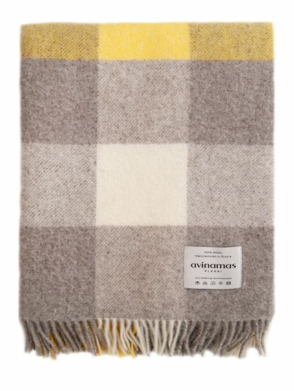 Плед  AGNE 3-13 из шерсти ягнят AVINAMAS