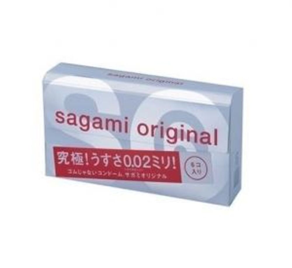 SAGAMI Original 002 Полиуретановые презервативы 0,02 мм 6шт