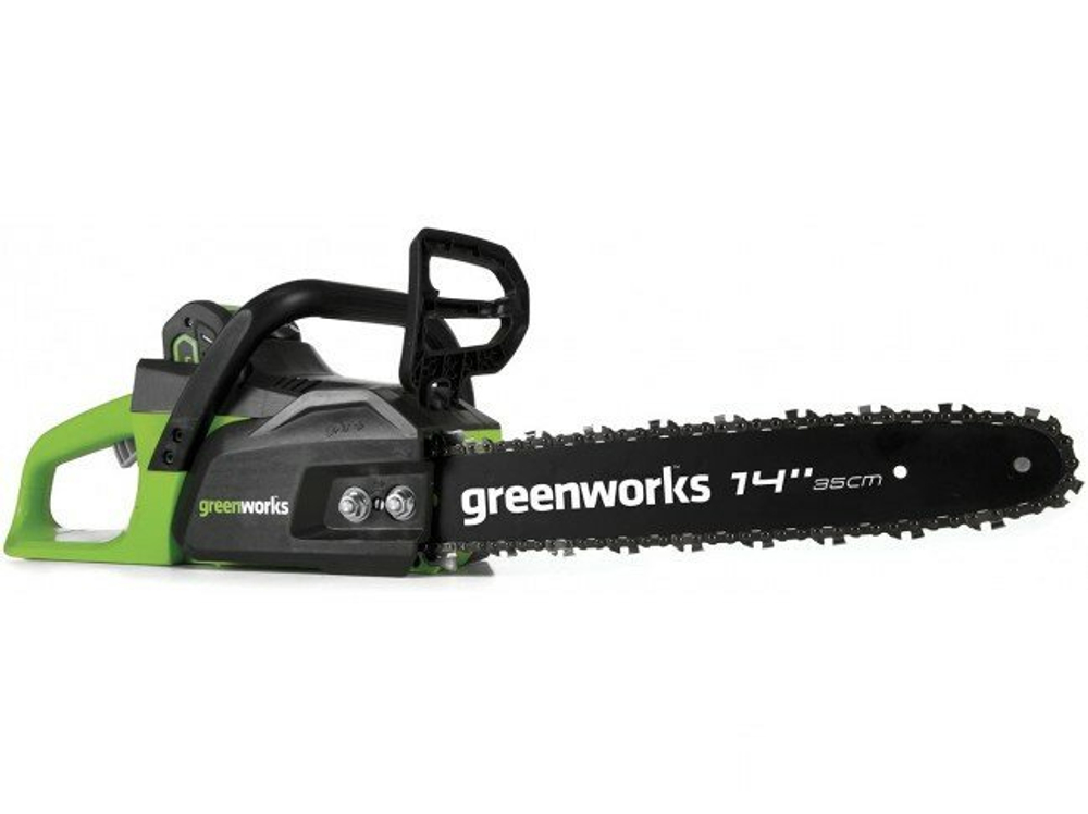 Цепная пила аккумуляторная GreenWorks GD40CS15, 40V, 35 см, бесщеточная, 1,5 КВТ, без АКБ и ЗУ (2005707)
