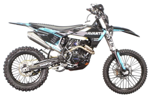 Мотоцикл кроссовый эндуро AVANTIS 250 Carb Exclusive (CB250-F/172FMM Design HS черный) ARS