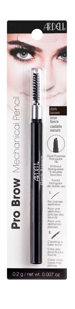 Карандаш для бровей Ardell Pro Brow Mechanical Pencil Dark Brown 0,2 г