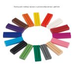 Пластилин 16 цветов Гамма Пчёлка, восковой, 196гр, со стеком, картон.упак.