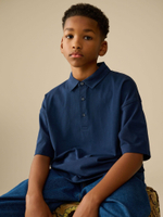 Поло для мальчика Next E45-621, Темно-синий