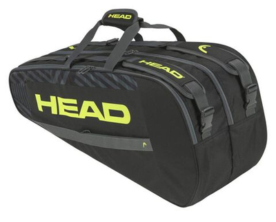 Сумка теннисная Head Base Racquet Bag M - black/neon yellow