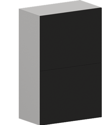 Кухня Модуль ШВГ 602Г Графит / Черный матовый