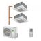 Мульти сплит-система AERONIK кассетная на 2 комнаты (30+50 кв.м.)