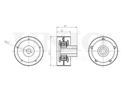 Ролик направляющий приводного ремня UNIO TNS-10200