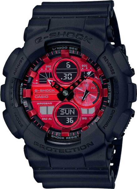 Японские наручные часы Casio G-SHOCK GA-140AR-1AER с хронографом