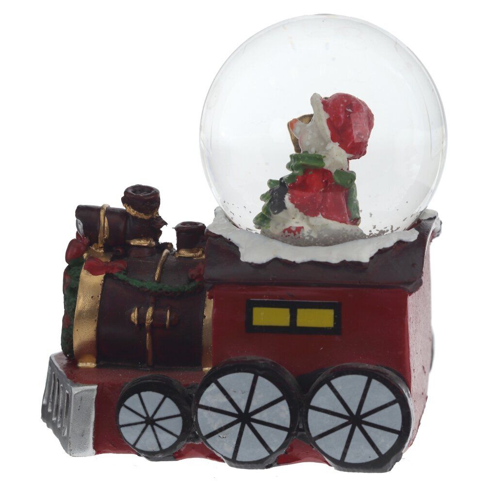 GAEM Фигурка декор в стекл шаре"Дед Мороз/Снеговик" (подсвет, LR44x2), D 5 см, L7,5 W5 H8 см, 3в.