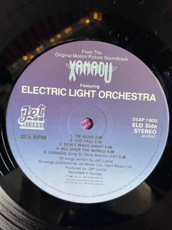 Винтажная виниловая пластинка LP Electric Light Orchestra, Olivia Newton John Xanadu (From The Motion Picture Soundtrack) (Japan 1980) (Obi)