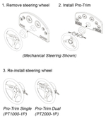 Подрулевой переключатель ProTrim, одинарный (10261886)