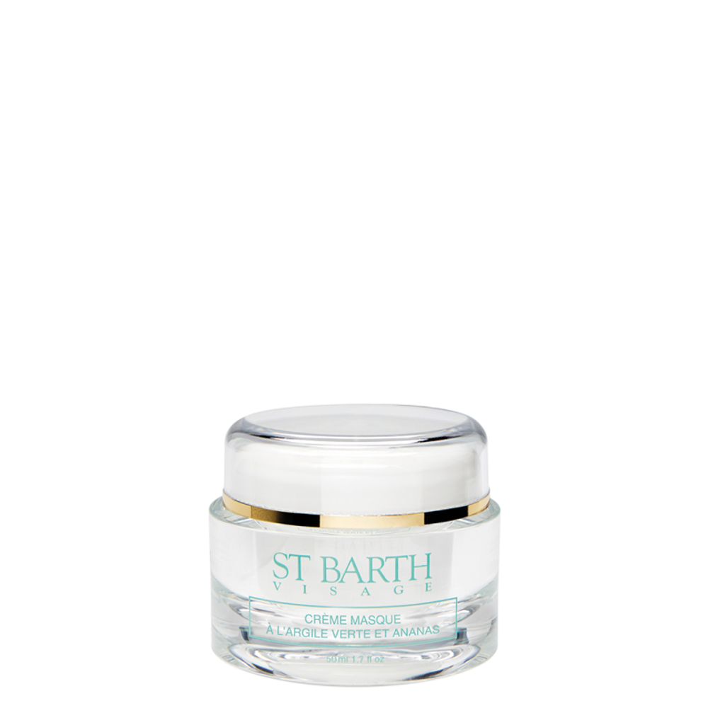LIGNE ST BARTH CREAM MASK WITH GREEN CLAY AND PINEAPPLE 50 мл.
