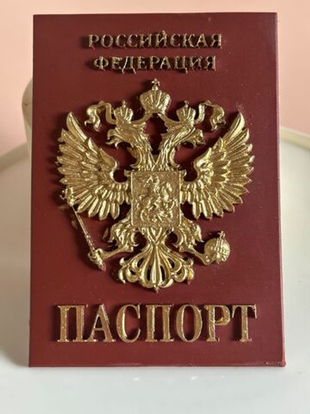 Фигурка из шоколадной глазури "Паспорт"