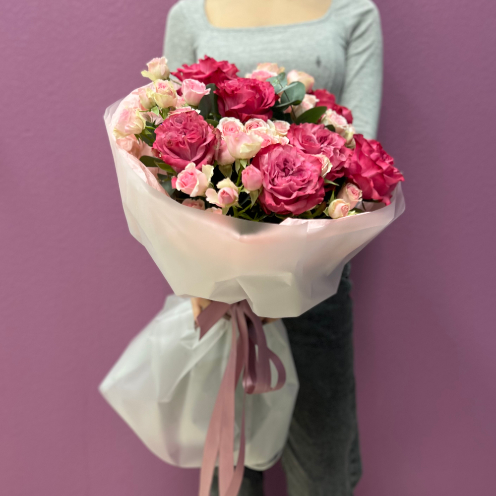 Букет "Розовое признание" #18
