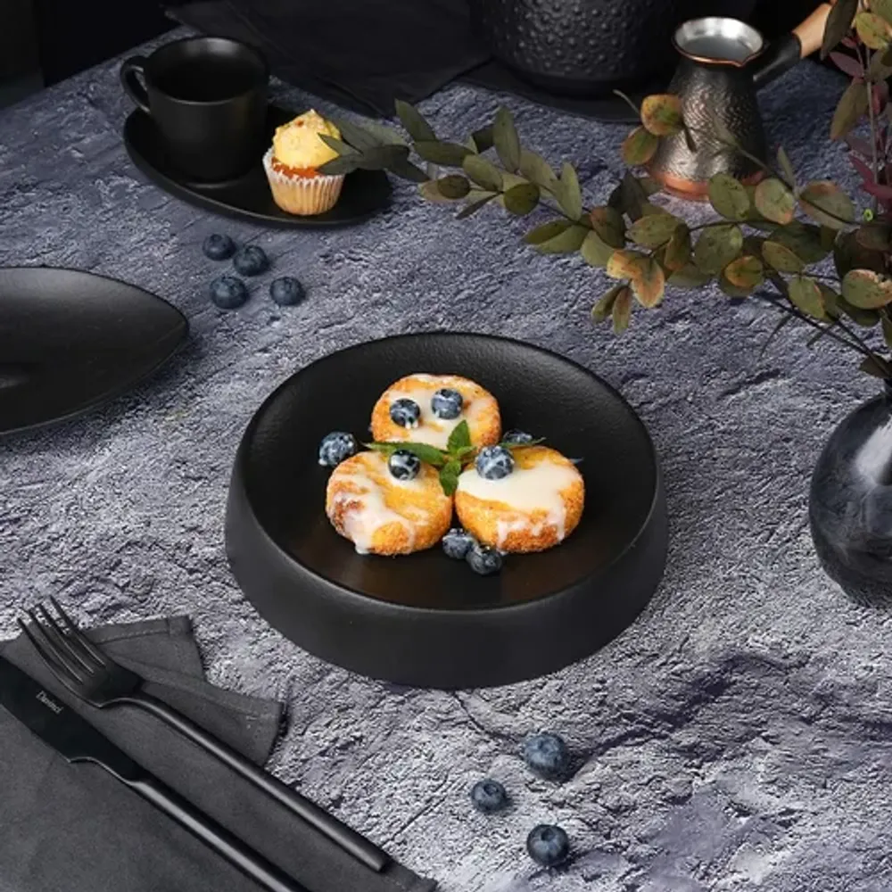Блюдо круглое d 20 см h4 см Smooth Black Raw Stellar P.L. Proff Cuisine [4]