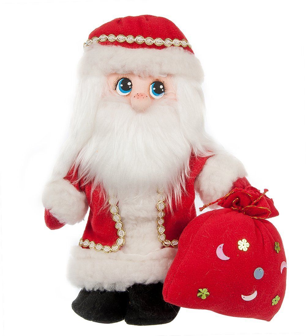 ТК-532 Игрушка лоскутная «Дед Мороз с мешком»
