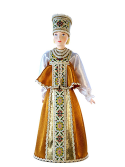 Кукла коллекционная в костюме Архангельской области