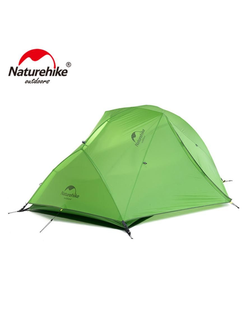 Палатка Naturehike Star-river 2 NH17T012-T двухместная с тентом ультралёгкая зелёная, 6927595716496
