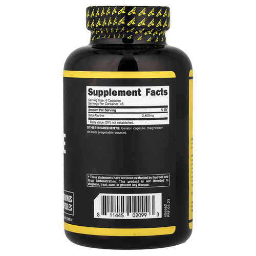 Primaforce, Бета-аланин, 180 капсул (850 мг на капсулу)
