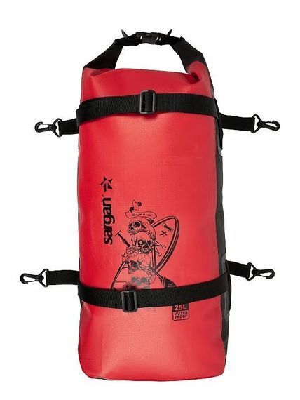 Гермо-мешок-рюкзак Sargan Скелетон Супер-Сап 25 л красный