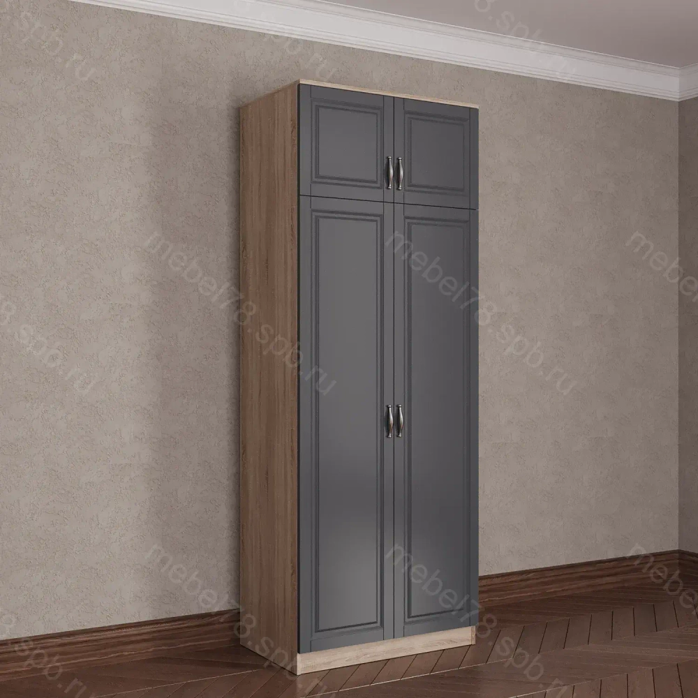 Шкаф распашной с антресолью 2/1 (мадес)