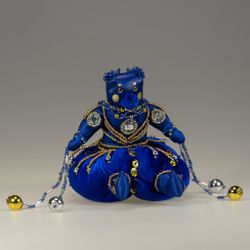 Ёлочная игрушка Медведь-клоун