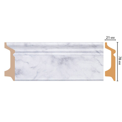 Плинтус Decomaster D122 D122-79 ДМ