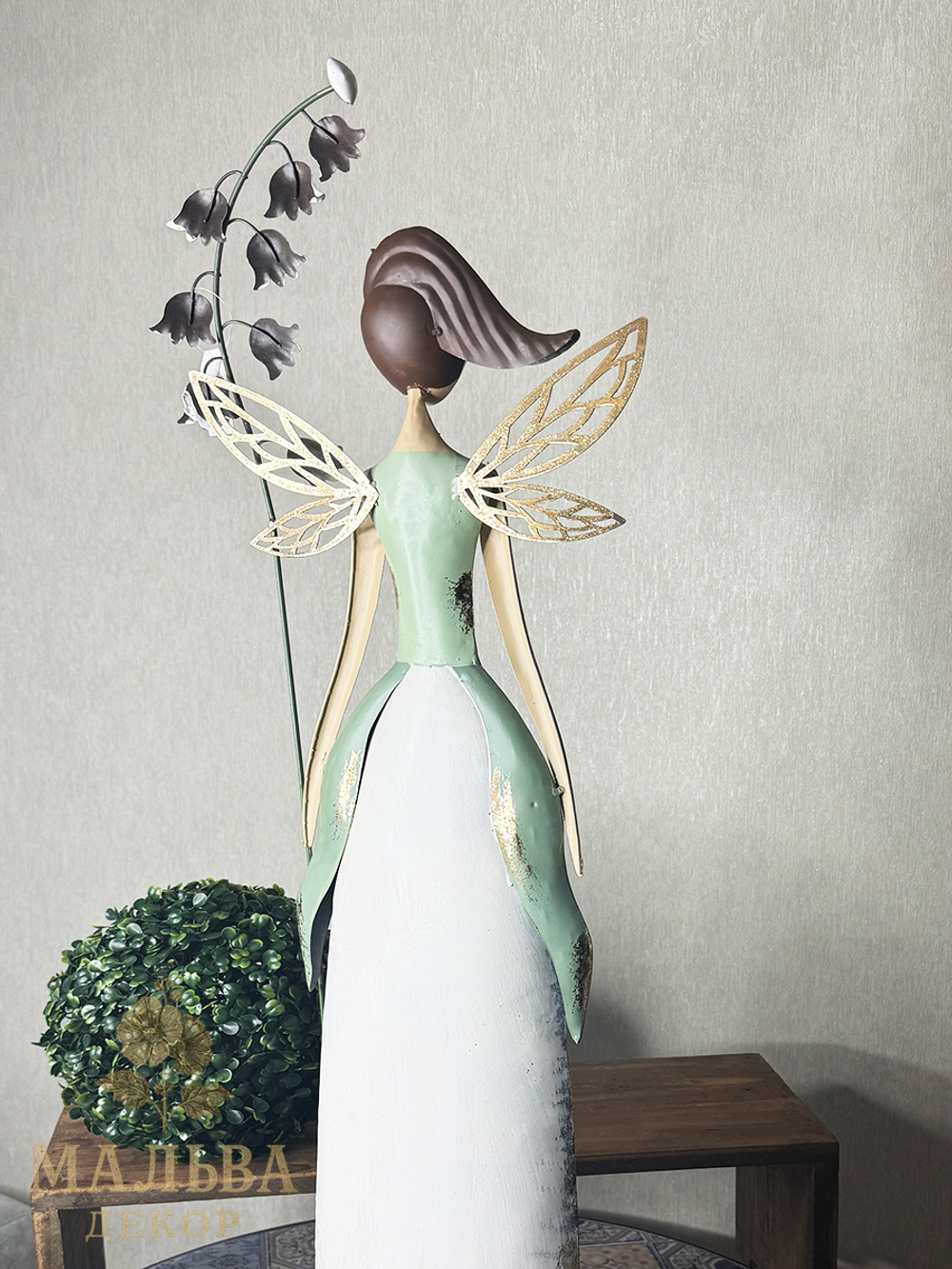 Декоративная садовая фигура "Цветочная фея с ландышем" 25x9x81 см от CAMPO Home & Garden
