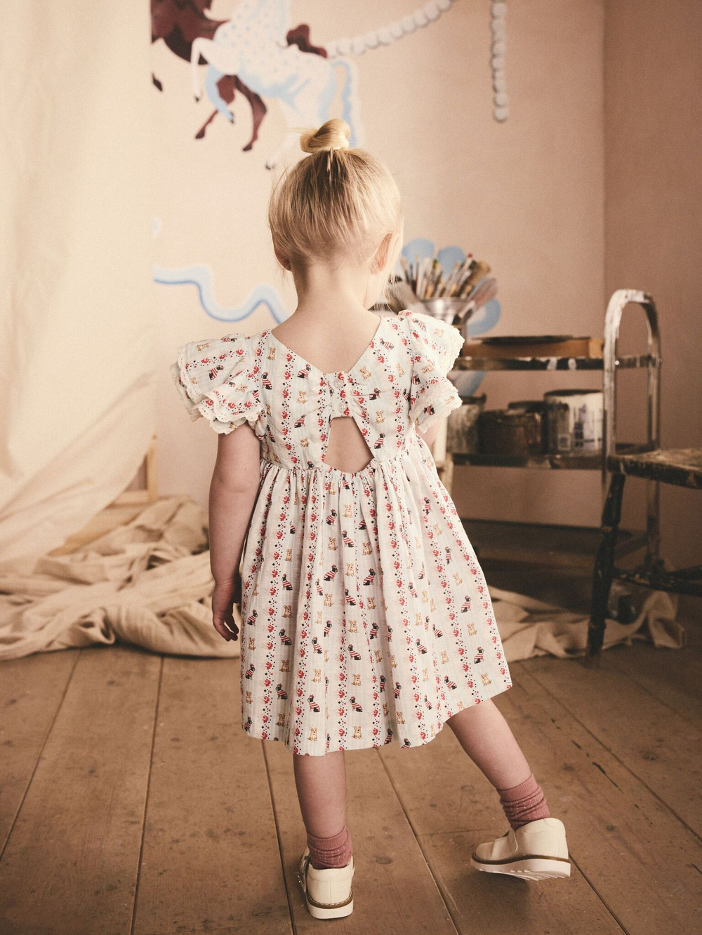 Платье для девочки Next E76-362, Голубой