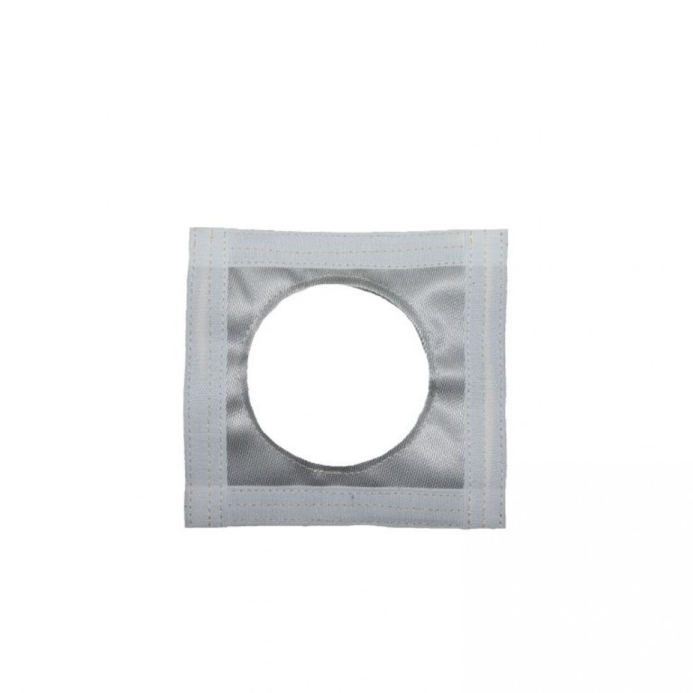 ТЕРМОСТОЙКАЯ НАКЛАДКА НА ОКНО ПОД ГАЗООТВОДНУЮ ТРУБУ D 100 ММ