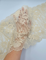 Кружево эластичное бежевое К690