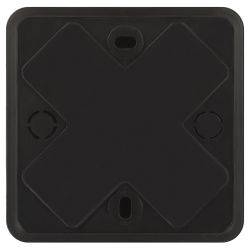 Распаячная коробка ЭРА BS-B-75-75-28 для кабель-канала черная 75х75х28мм IP40