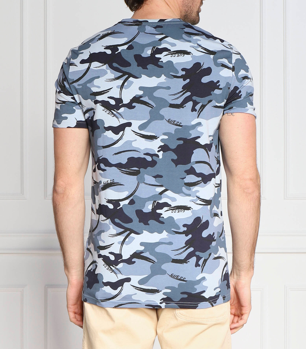 футболка eleazar GUESS - голубой(M3RI04 J1314)