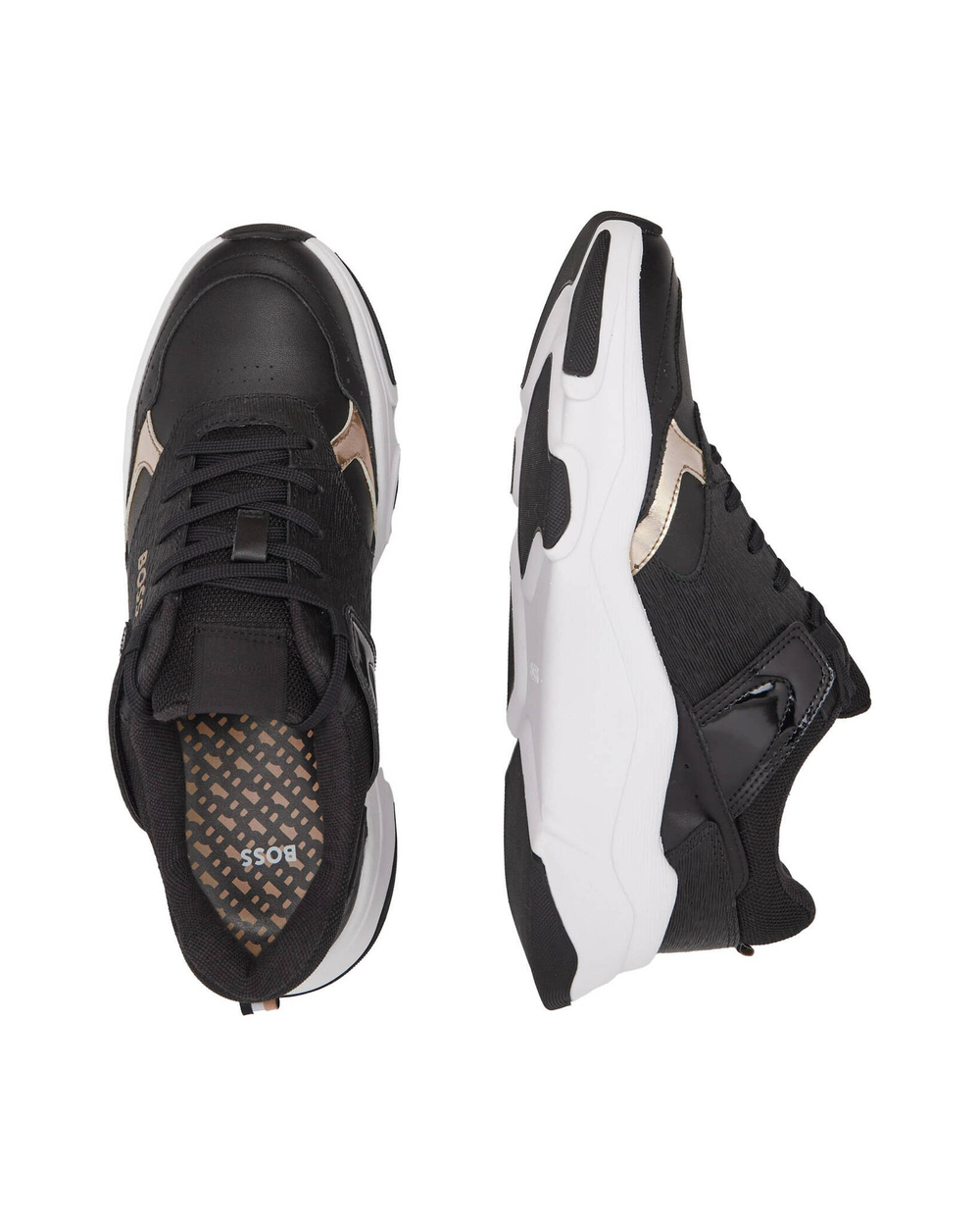 кроссовки asher BOSS BLACK - черный(50487738)